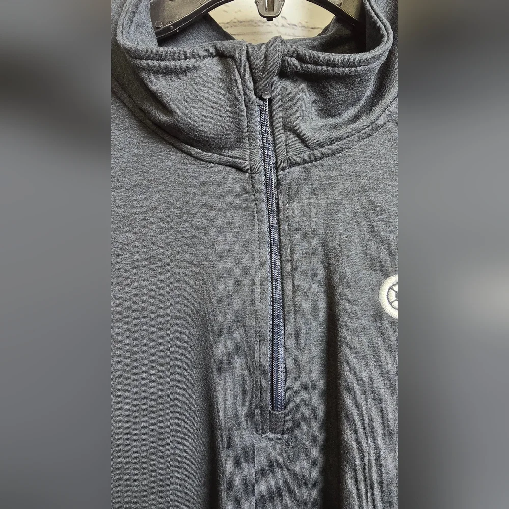 Marine Layer Charcoal Black Quarter-Zip Pullover Size XL‎